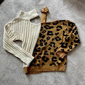 Andrew by Unit leopard sweater